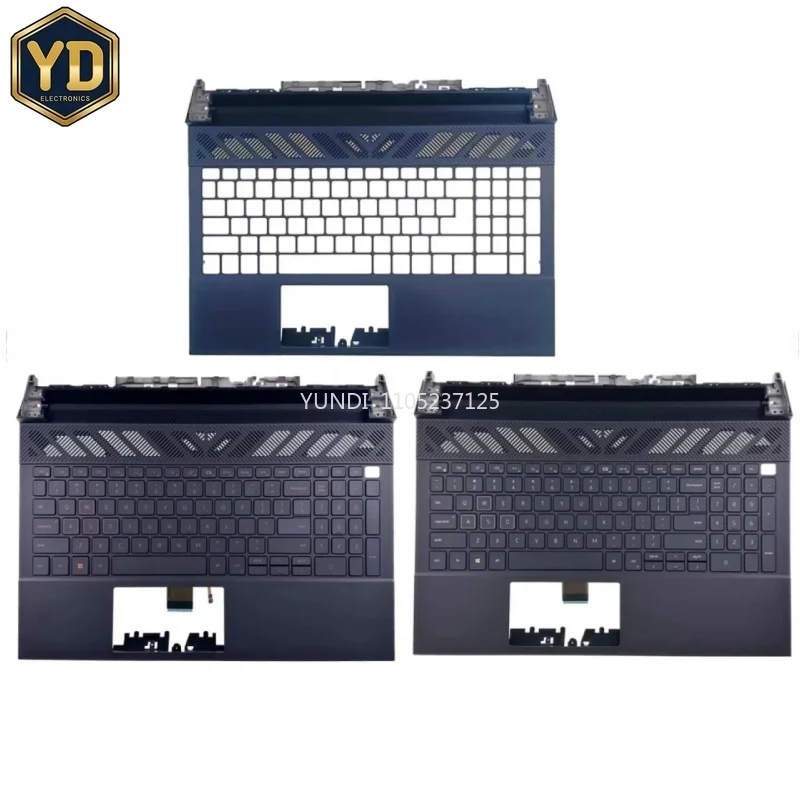 YD New For G15 5530 5531 2023 Laptop Upper Case Palmrest Cover C Shell 25CCM 025CCM