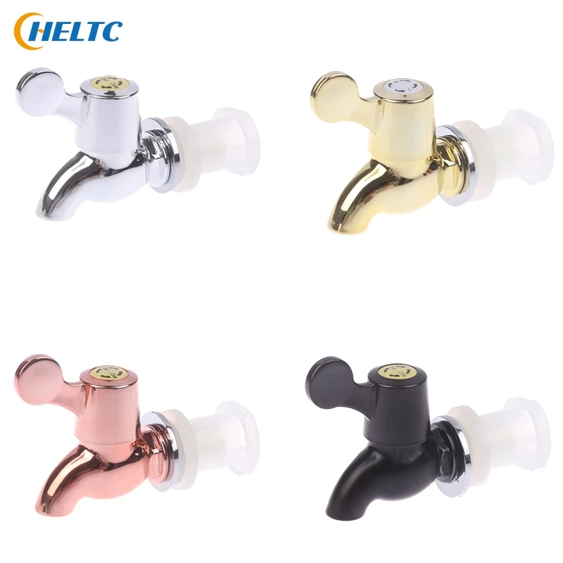 Classic Look 16mm Wine Valve Water Dispenser Switch Tap Bibcocks Plastic Glass Wine Bottle Faucet Jar Barrel Water Tank Faucet