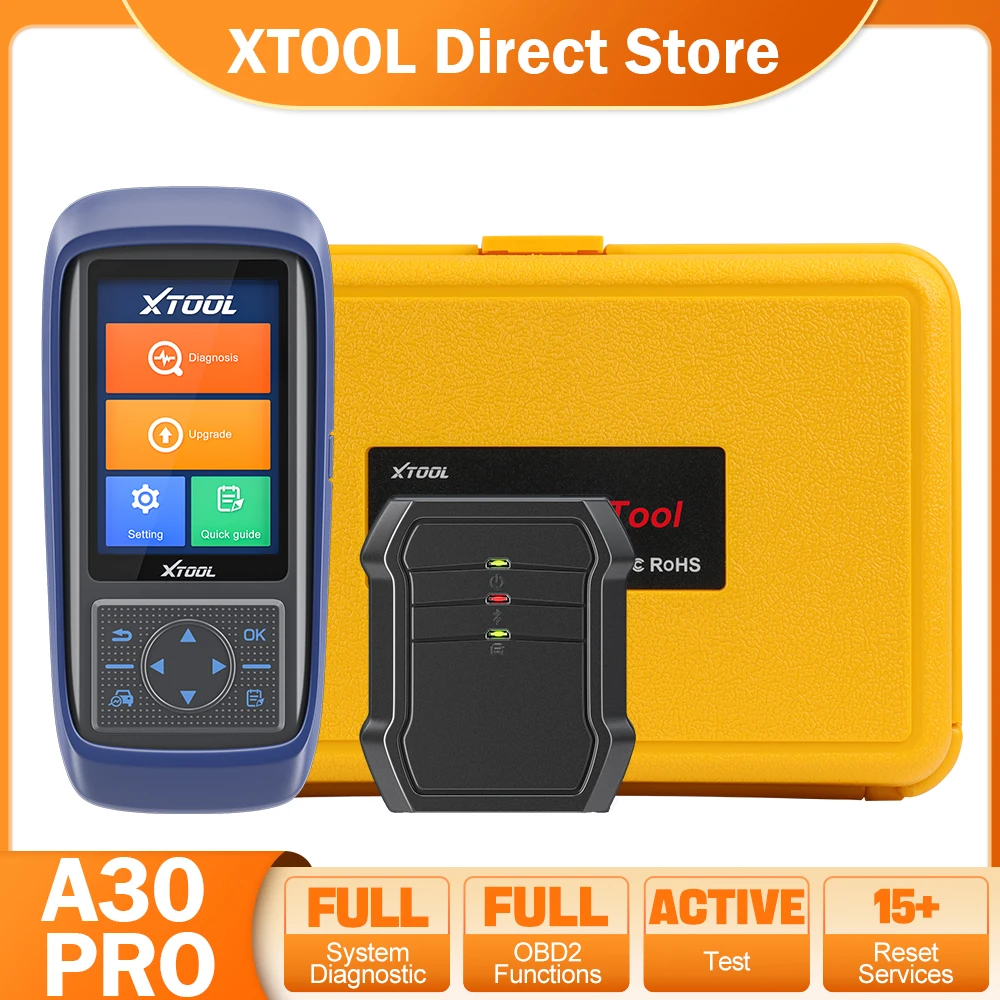 

XTOOL A30PRO Car Diagnostic Tools Full System OBD Automotive Scanner Bi-directional Tool Lifetime Free Update Built-in CAN FD