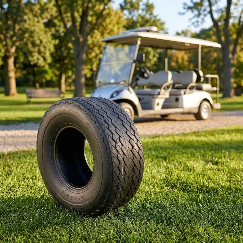 1Pcs 18x8.50-8 Golf Cart Tire 6-Ply Turf Tyres for Lawn Mower Electric Buggy Utility Sightseeing Vehicle Multi-Purpose 18*8.50-8