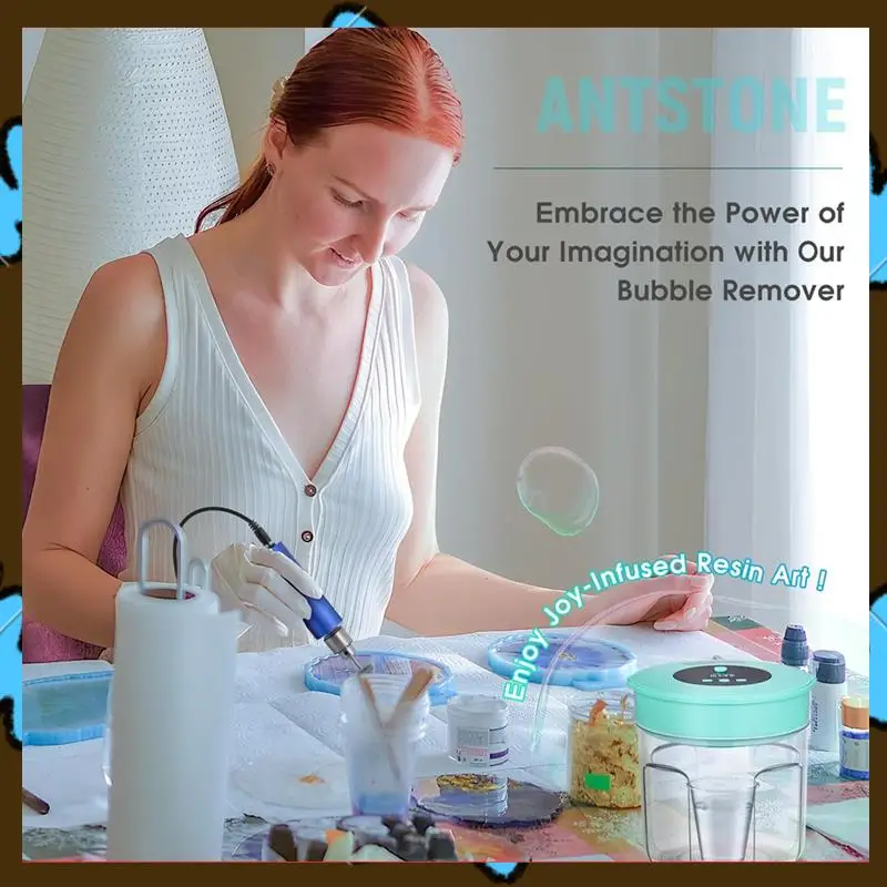 Promotion! 3L Resin Bubble Remover Pro Airless Technology 99 % Bubble Removal Within 9 Mins, 98Kpa High Vacuum For Epoxy, UV(EU