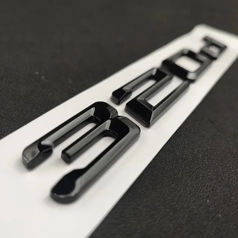 3D Glossy Black Car Rear Trunk Letters Stickers For BMW E46 E36 G20 E90 F30 E92 316d 318d 320d 325d 330d Emblem Logo Accessories - view 5
