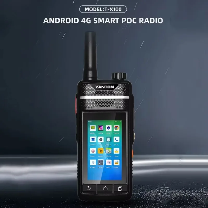

PTT Walkie Talkie 4g Sim Card WiFi Network Cell Phone Radio Long Range 100 Miles Professional Walkie Talkie