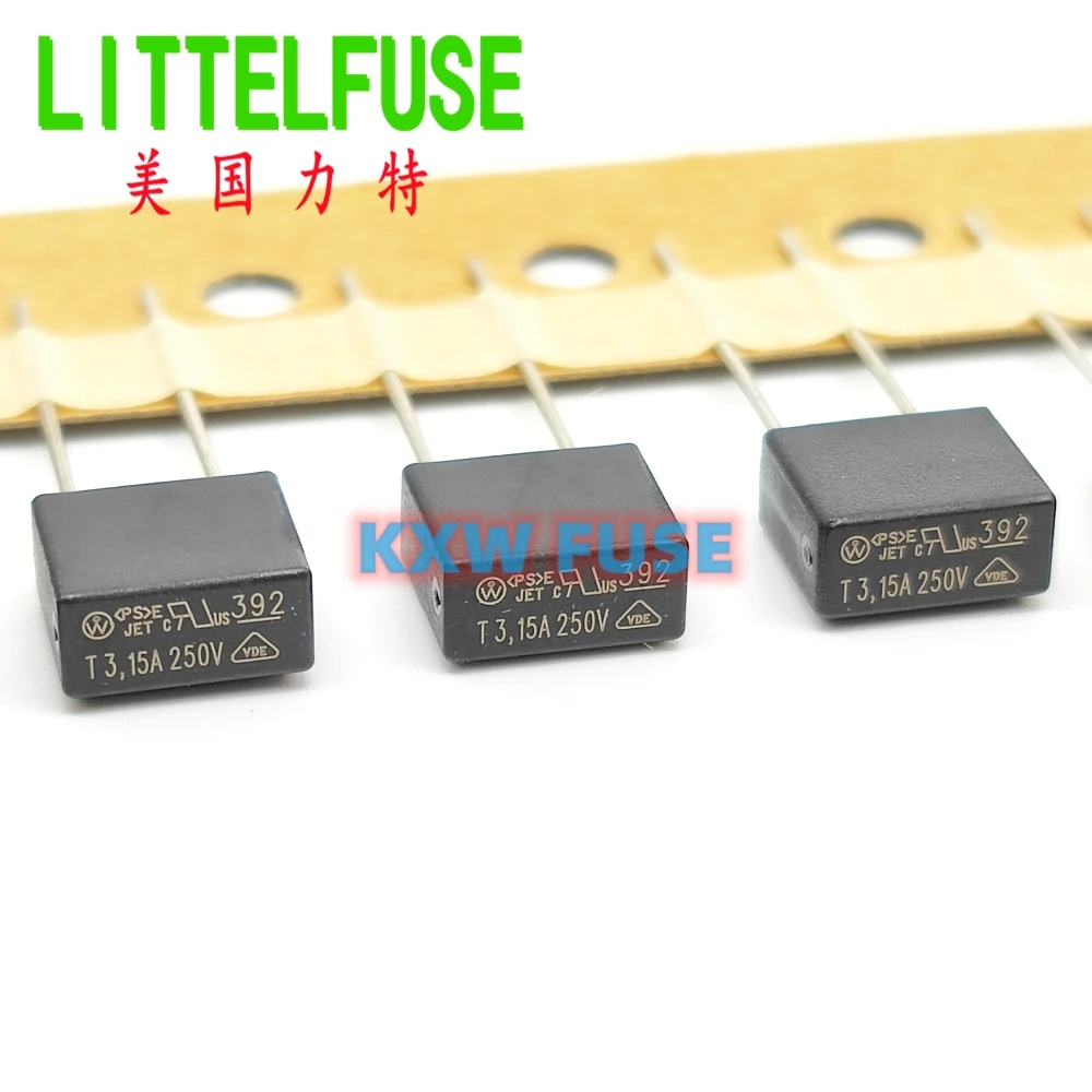 392 TE5 Square Fuse T500mA T800mA T1A T2A T2.5A T3.15A T4A T5A T6.3A T10A 250V LCD TV Power Board Commonly Water Purifier Fuse