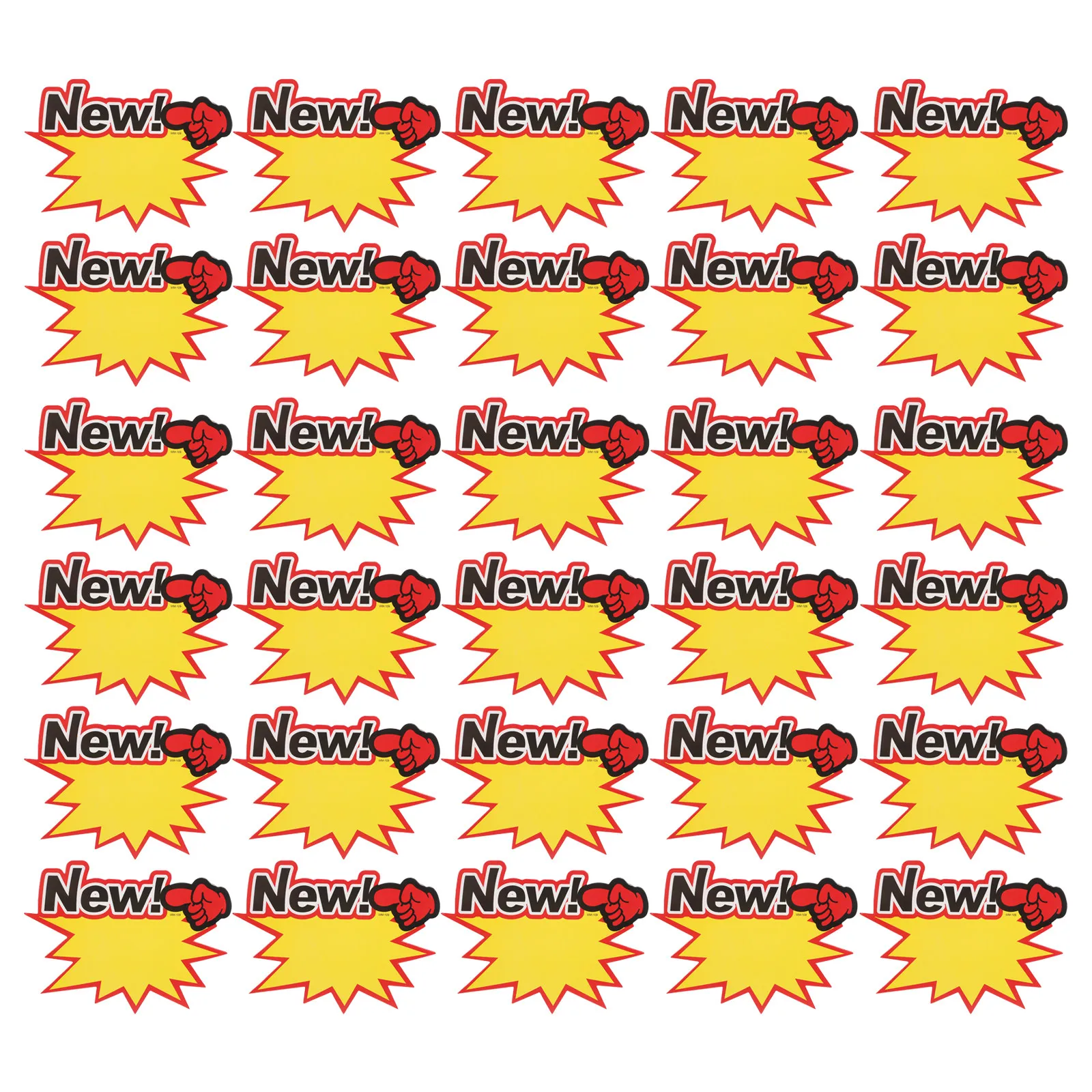 

100Pcs Blank Price Tags for Retail Stores Garage Sales Clothing Shops Supermarkets Labels Adhesive Back Customizable