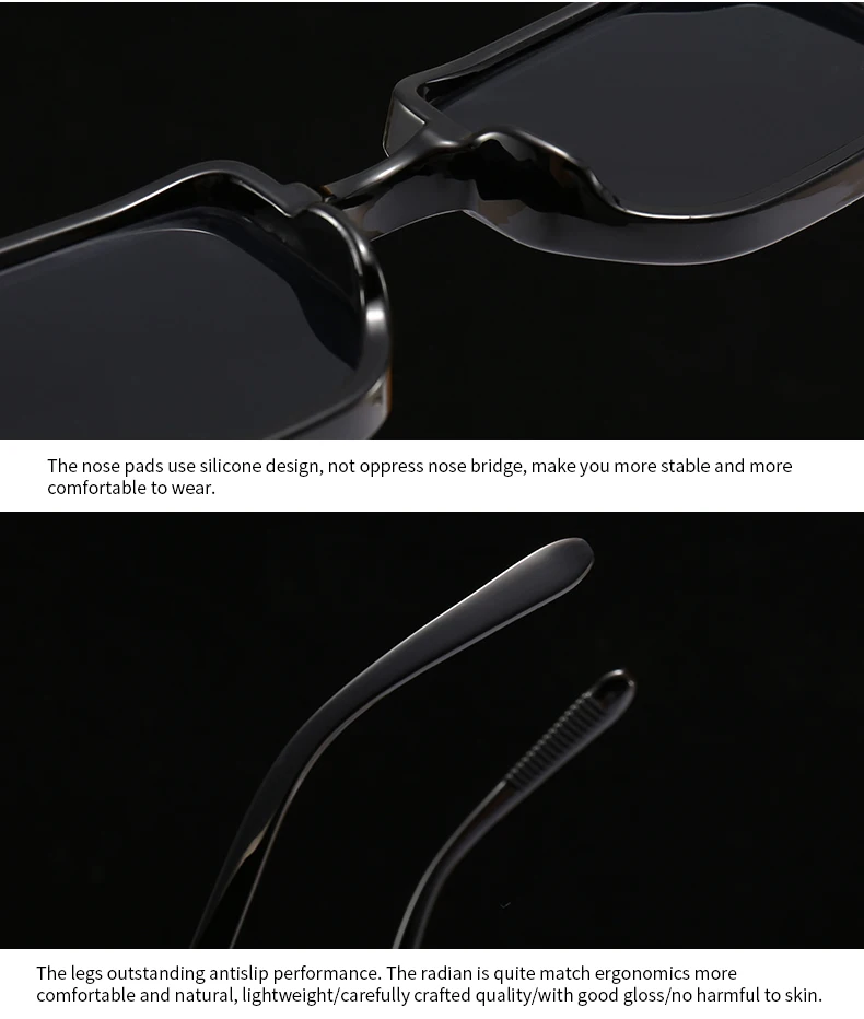 Foreign Trade Cross-Border Popular Sunglasses for Men with Rice Nails European and American Street Photography Ins Popular 6037