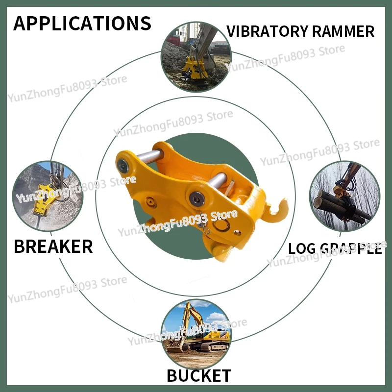

Excavator Quick-Change Coupler Manual Mechanical Hydraulic
