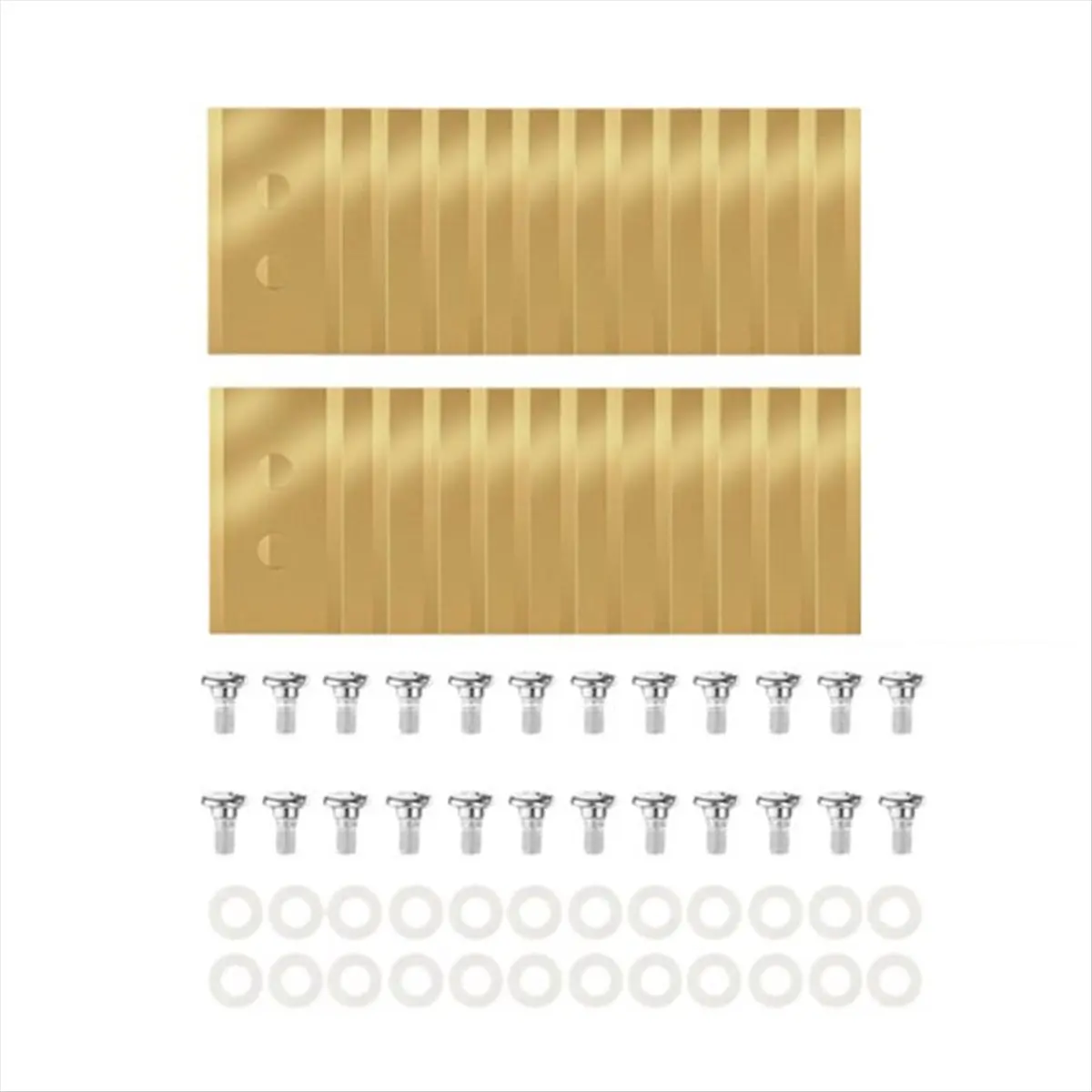 ABME 24 قطعة شفرات بديلة لشفرات جزازة العشب الروبوتية البديلة لجميع السلاسل من Luba & Yuka