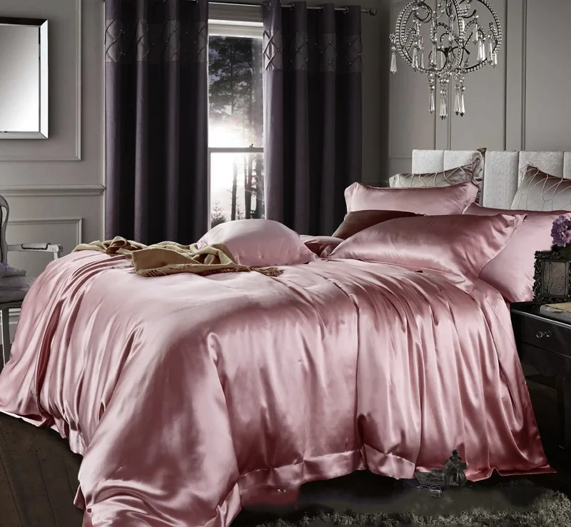 

Pure mulberry silk bedding sets twin silk customized duvet cover sets