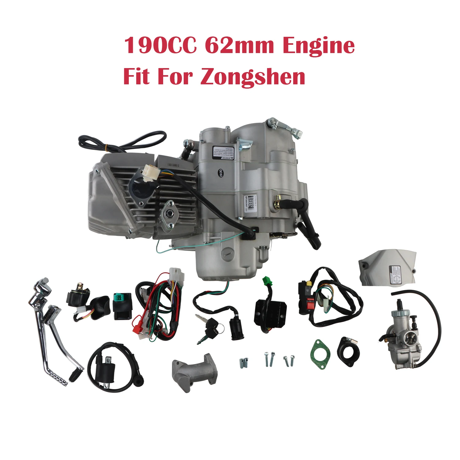 212CC Engine For Zongshen 212CC Better Than Daytona 190CC Engine Free Kit With 212CC 66mm Bore and 190CC 62mm Bore 2 Valve