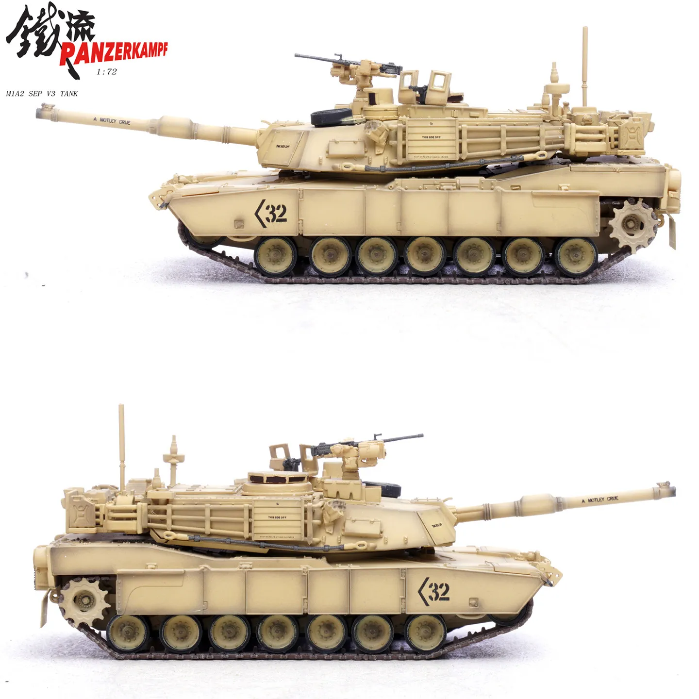 Modèle de char de combat principal M1A2 SEPv3 en alliage moulé sous pression à l'échelle 1:72, référence 12247PB, type de combat militarisé sur chenilles, collection classique, jouet souvenir, objet de présentation