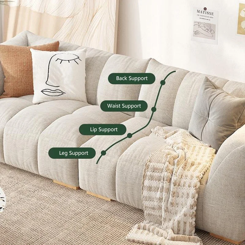 Compressible reclining sofa living room sofa bread  set