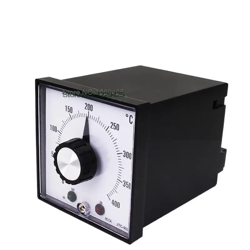 Temperature Controller JTC-902 Universal Power Regulator 110V/220V 50/60HZ 96X96 K Type 0-400C Relay Contact Output