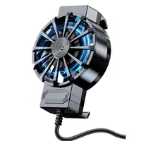 Universal Mobile Phone Cooler Game Cooling Fans Phone Radiator Case Live Streaming Cooler For Huawei Xiaomi Iphone Smartphones