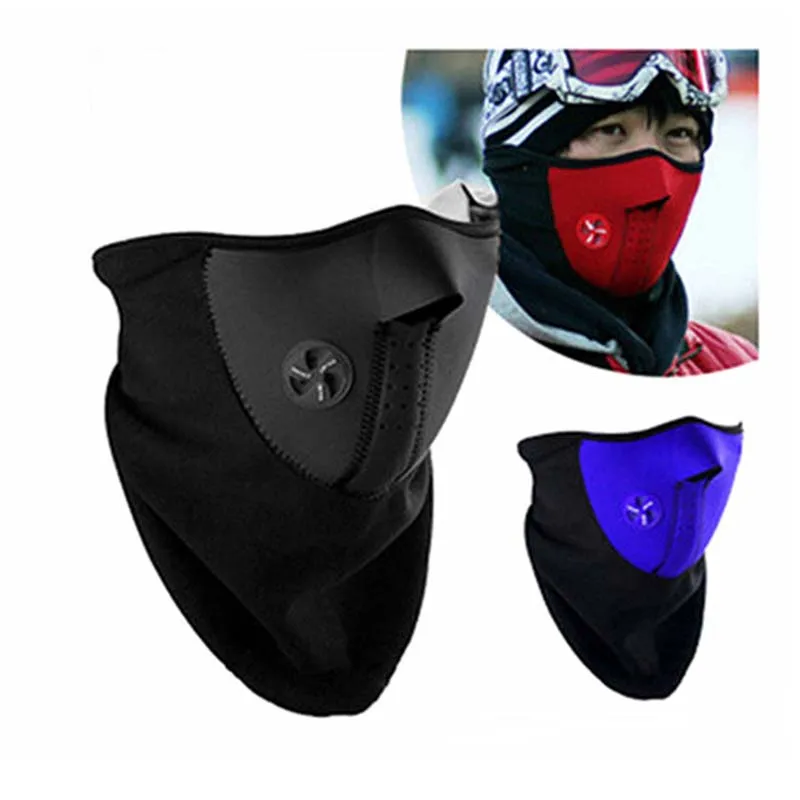 

Outdoor Sports CS Winter Outdoor Cycling Masked Hat Thick Fleece Hat Scarf Face Protection Warm Anti-Wind Hat Headgear Mask