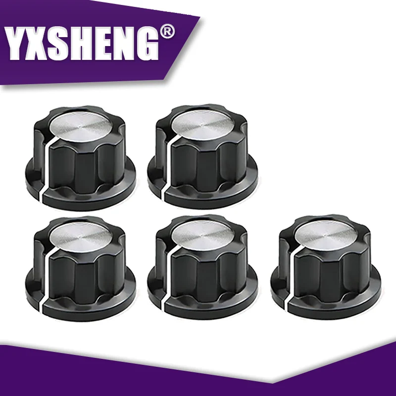 RV24YN20S (3PCS)Sets New Carbon Film Potentiometer，1K 2K 5K 10K 20K 50K 100K 1MΩ Ohm Single Rotary Taper With A03 Knob With Dial