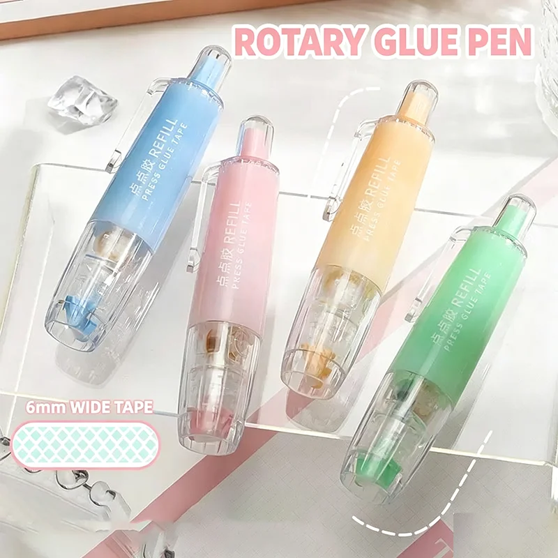 4Pcs Retractable Dot Glue Tape - Glue Stick Pack review and price