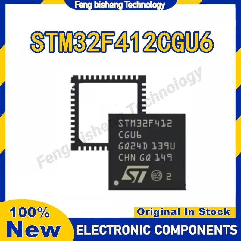 STM32F412CGU6 STM32F412CGU6TR QFPN-48 رقاقة متحكم