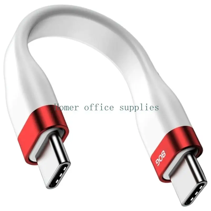 K43B Universal USB4 Typ C 5 Kabel 240 W Stromversorgung 80 Gbit/s Datengeschwindigkeit TPE-Material