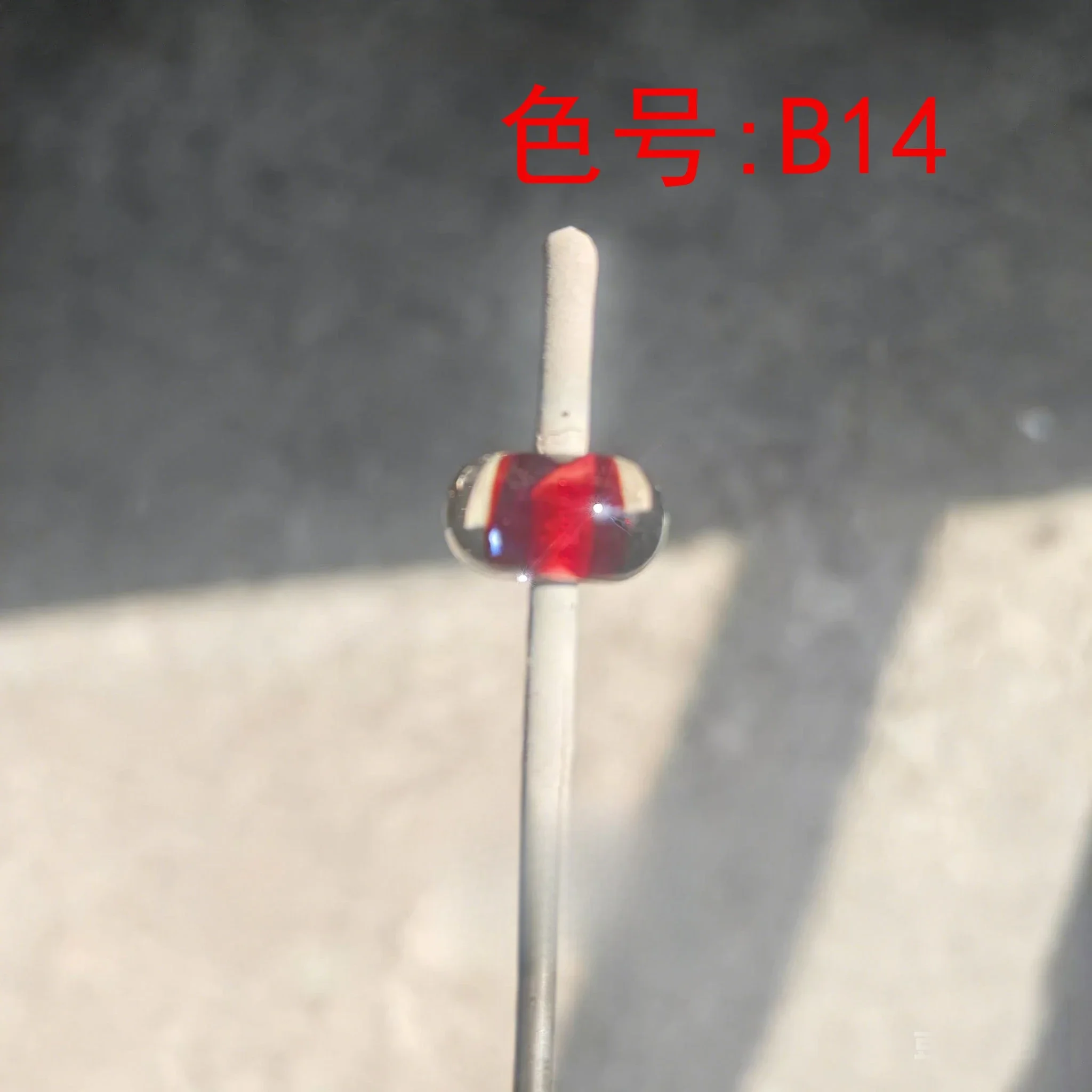 Limited Offer B14 Color-changing Transparent Red New Borosilicate Color-changing Glass Rod Hard Material