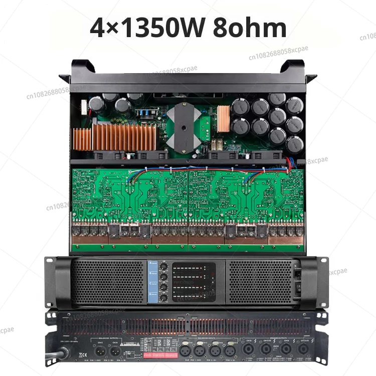 

YAZOO FP10000Q 4X1350W 4-канальный профессиональный усилитель мощности с технологией Class TD, металлический корпус, XLR-разъемы, подходит для