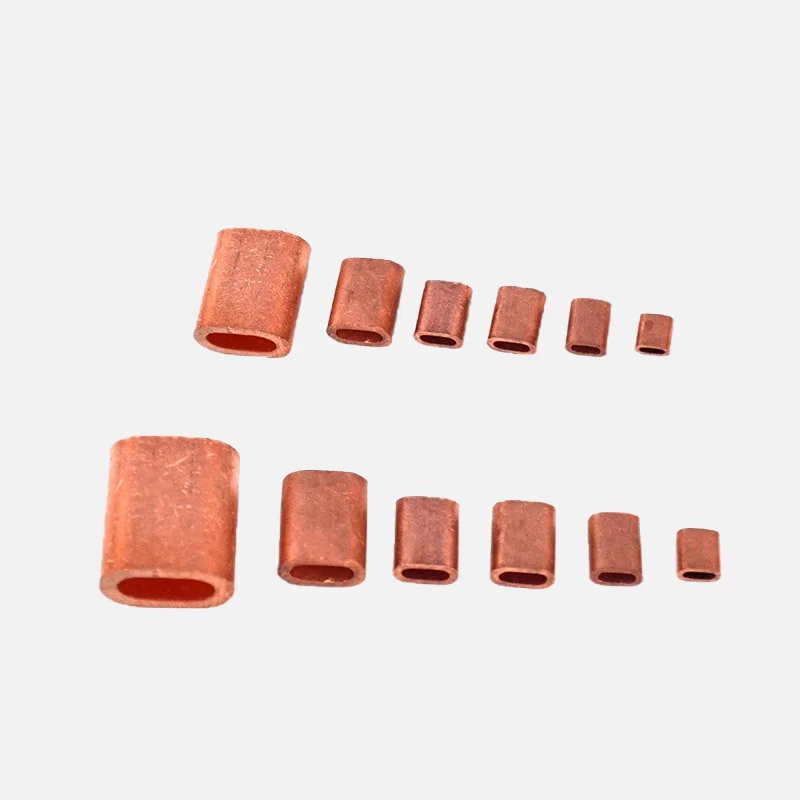 1 قطعة حبل أسلاك الفولاذ تجعيد كم M1 M1.5 M2 M2.5 M3 M4 M5 M6 M8 304 الفولاذ المقاوم للصدأ/النحاس البيضاوي كابل تثبيت كليب دائم