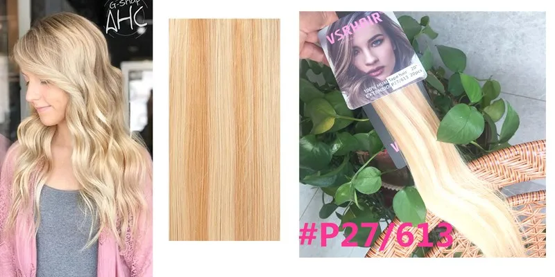 Piano Color Tape In Human Hair Extensions 100% Human Hair Tape Ins Length 14-24inch 2g/sheet 20pcs/pack