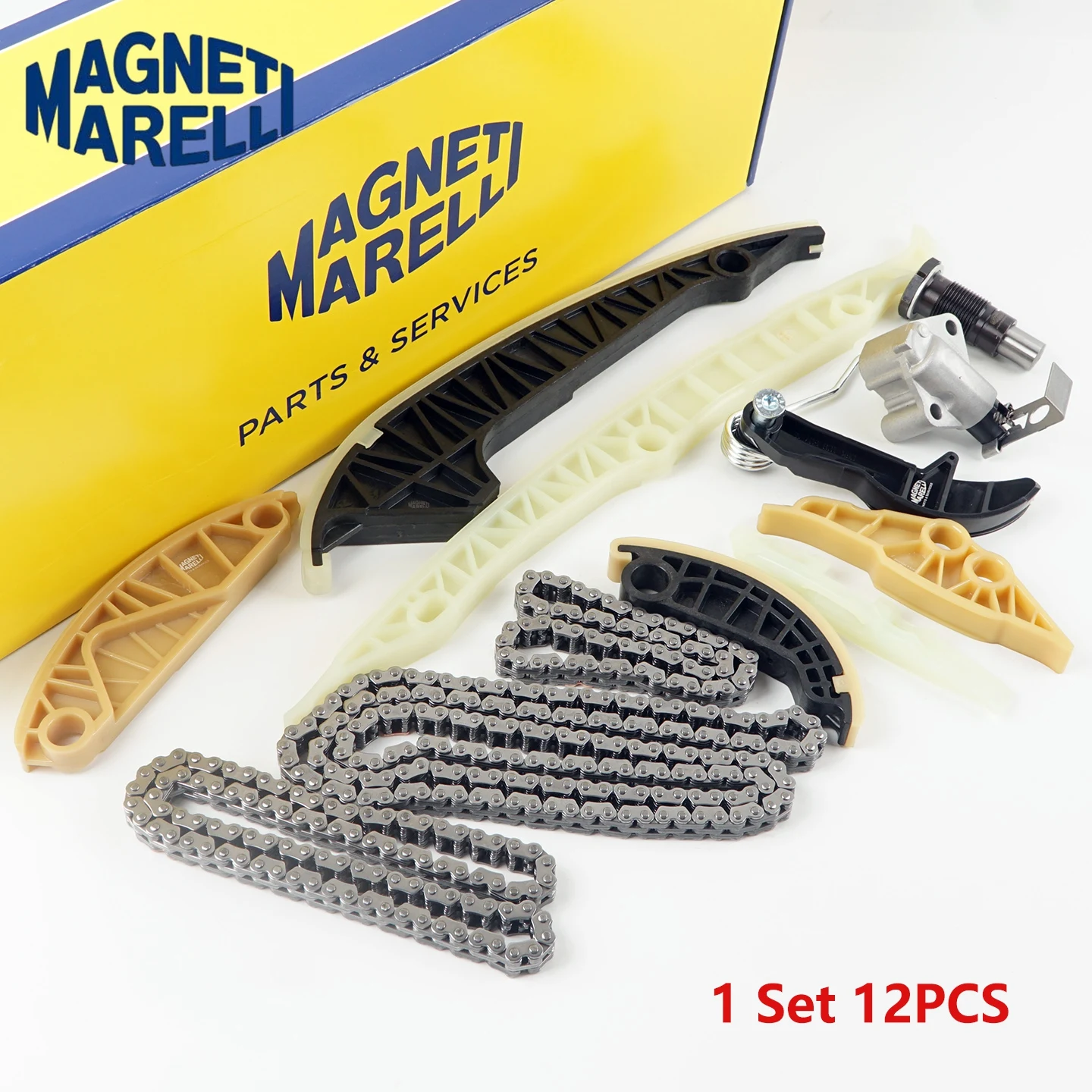 12-teiliges EA888 GEN3 Steuerketten-Spanner-Kit mit Führungsschiene und Kettenplatte für Audi A3 A4 A5 A6 A7 Q5 TT Jetta Passat Tiguan CC Golf GTI – Detail 3