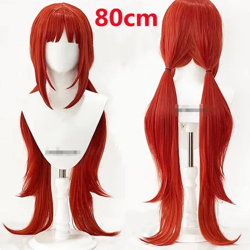 Nilou Cosplay Wig Impact Long Straight Red Wig Cosplay Anime Cosplay Wigs Heat Resistant Synthetic Pre Styled Wigs