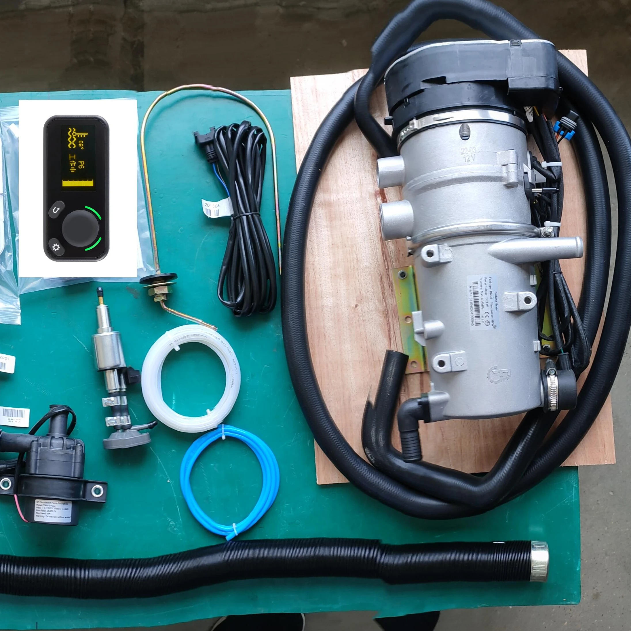 

Hot Selling 9KW 12V/24V Parking Heater Diesel Gasoline Heater for Truck Excavator Bus Off Road Vehicles