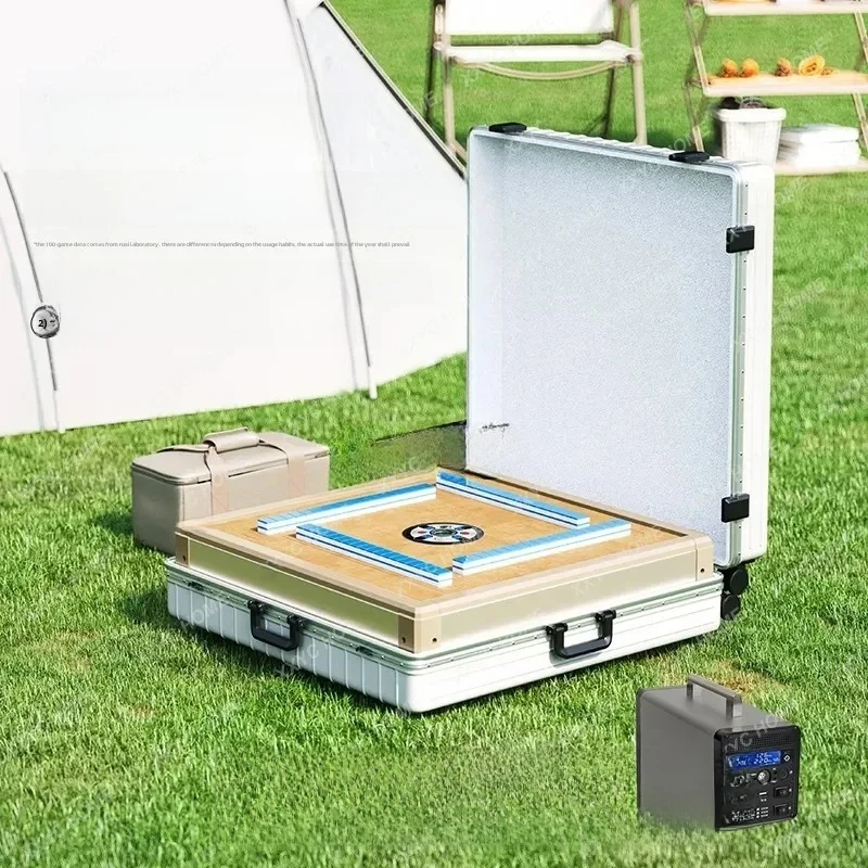 Xyy Outdoor Camping Machine Mini Automatic Portable Small Mahjong Table