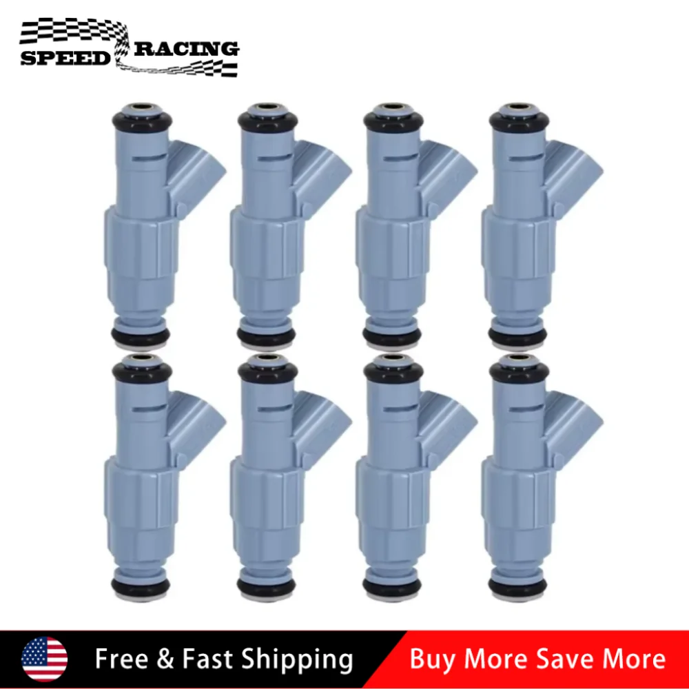 

53032145AA 0280155849 822-11149 8pcs Fuel Injectors For 2001-2007 Dodge Dakota Durango Jeep Grand Cherokee 1500 4.7L V8