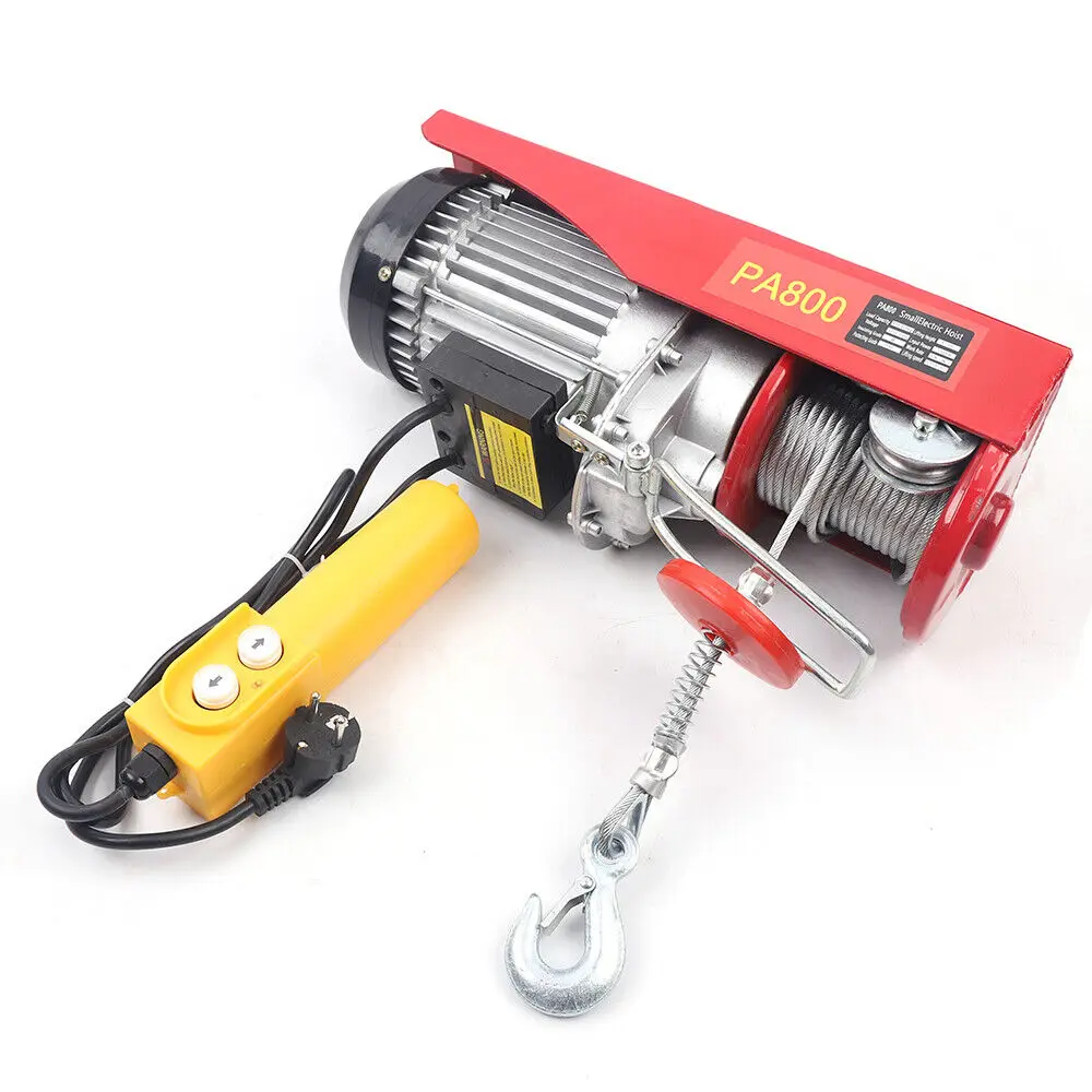 Elektrische Winde 400-800KG Elektrischer Seil-Gerüst-Hebezug 220V 1450W Seilwinde Kranwinde Aufzug Langlebig – Detail 2