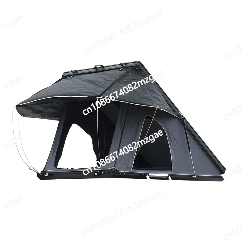 

Fully Automatic Outdoor Car Self-driving Tour Off-road Hard Shell Top Ultra-thin Camping Aluminum Alloy Triangular Car Roof Tent