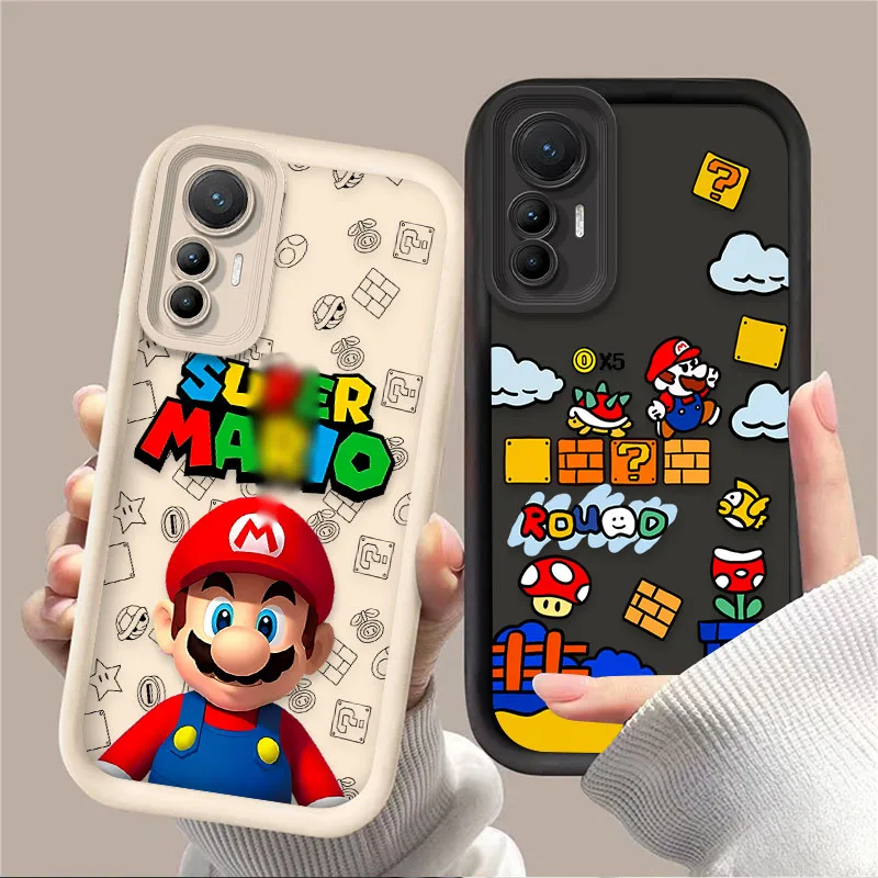 Cartoon Game M-Marios Matte Case for Xiaomi 14T 13T 12T 11T 13 12 11 Lite 5G NE POCO X6 X5 F6 F5 F3 X4 GT X3 NFC M6 Pro 4G Cover