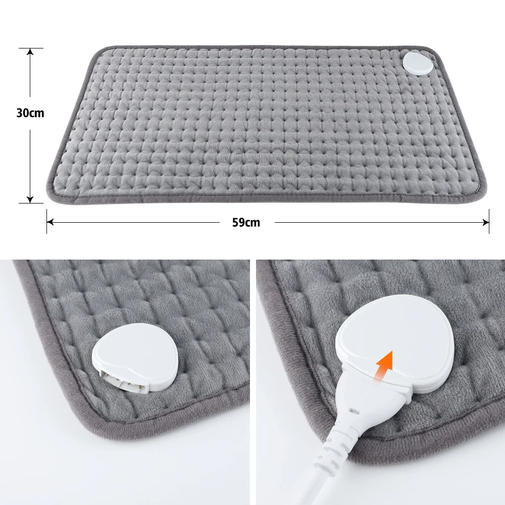 EU/US/UK Home/Office Use Fast Heat 10 Heating Levels Heated Blanket Electric Throw Blanket with Temperature Control Heating Pad