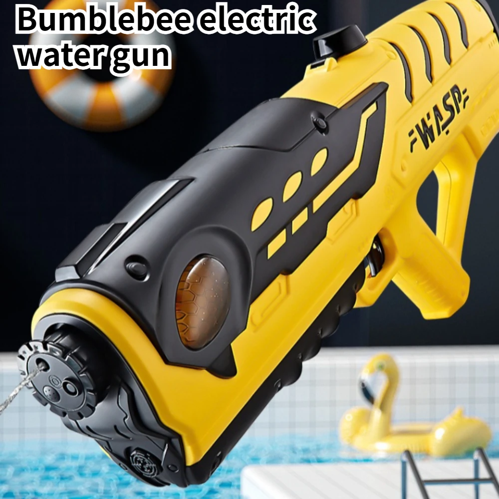 Children's Electric Toy Water Gun Remote Control Automatic Large Sized Spouting Water Gun Water Spraying Battle Gun Toy