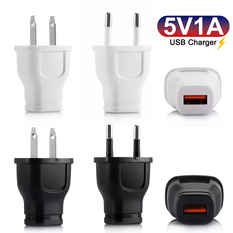 شواحن الهاتف المحمول 5 فولت 1A شاحن USB محول طاقة صغير السفر الجدار شاحن آيفون 12 13 14 15 16 سامسونج S20 Oneplus Pro