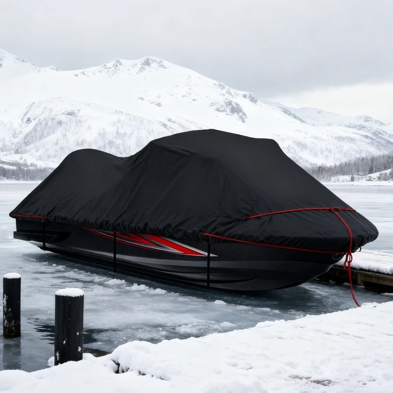 Outdoor Marine Waterproof Motorboat Trailerable Jet Ski Cover UV Protection For Seadoo/Yamaha/Kawasaki /WaveRunner