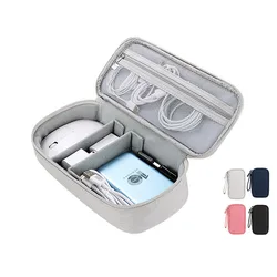 Saco De Armazenamento De Cabos Organizador Eletrônico Digital Impermeável Carregador De Linha De Dados USB Portátil Plug Saco De Armazenamento Organizador De Cabos De Viagem