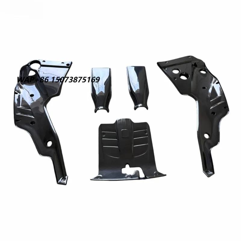 Modified 3k High-quality Dry Carbon Fiber Engine Compartment Decoration Body Kit for F12, Lightweight Small Surround Kit