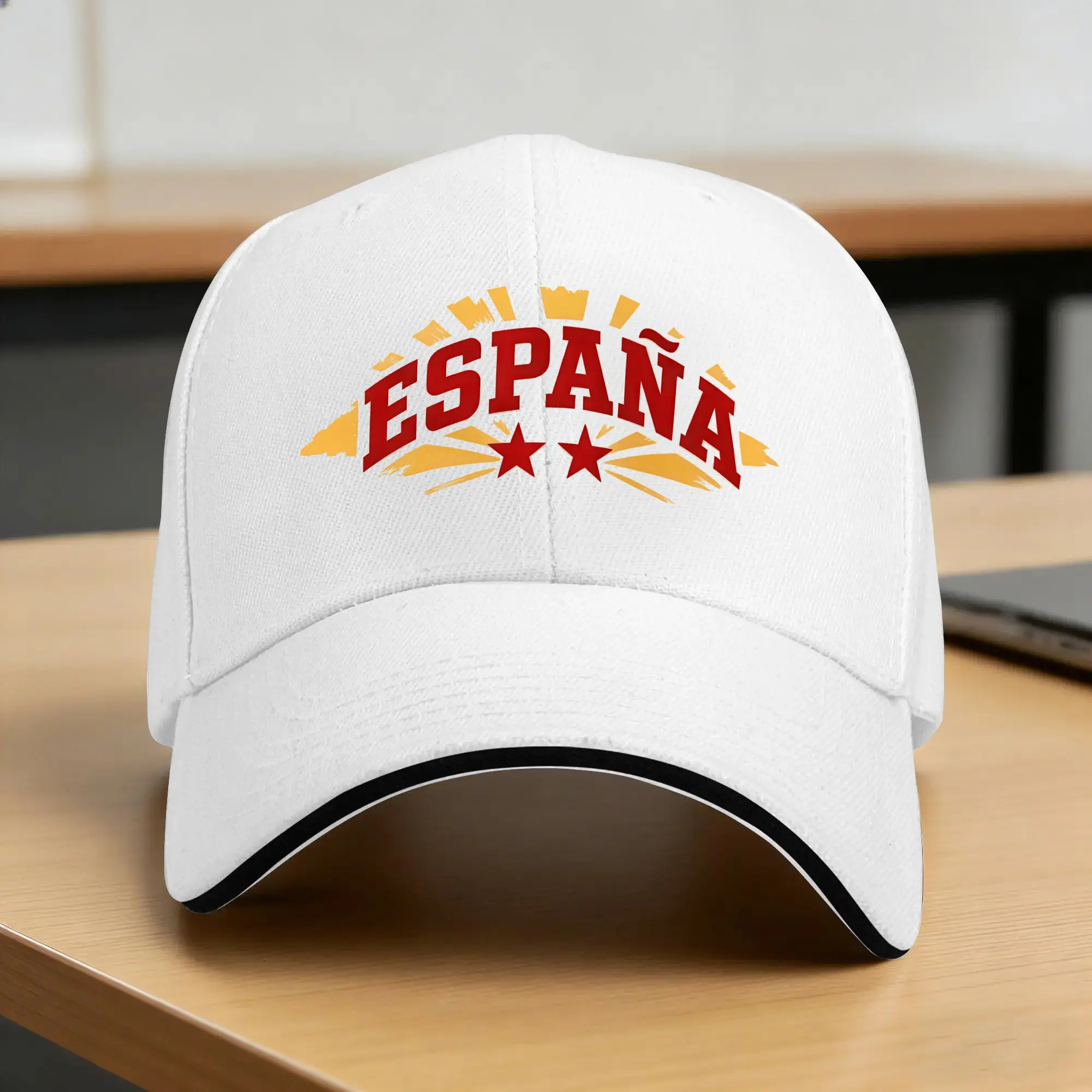Spain 2026 World Champions 2 Star Graphic Soccer Fan Baseball Cap  Trendy Couple Women Rock Baseball Caps Birthday Gift