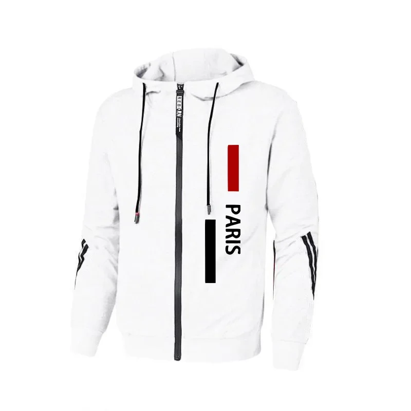 Men's Sportswear Set Size M-3XL Zippered Hoodie Casual Sportswear Pants Fashion Set, Daily Sports Jogging Men's Clothing