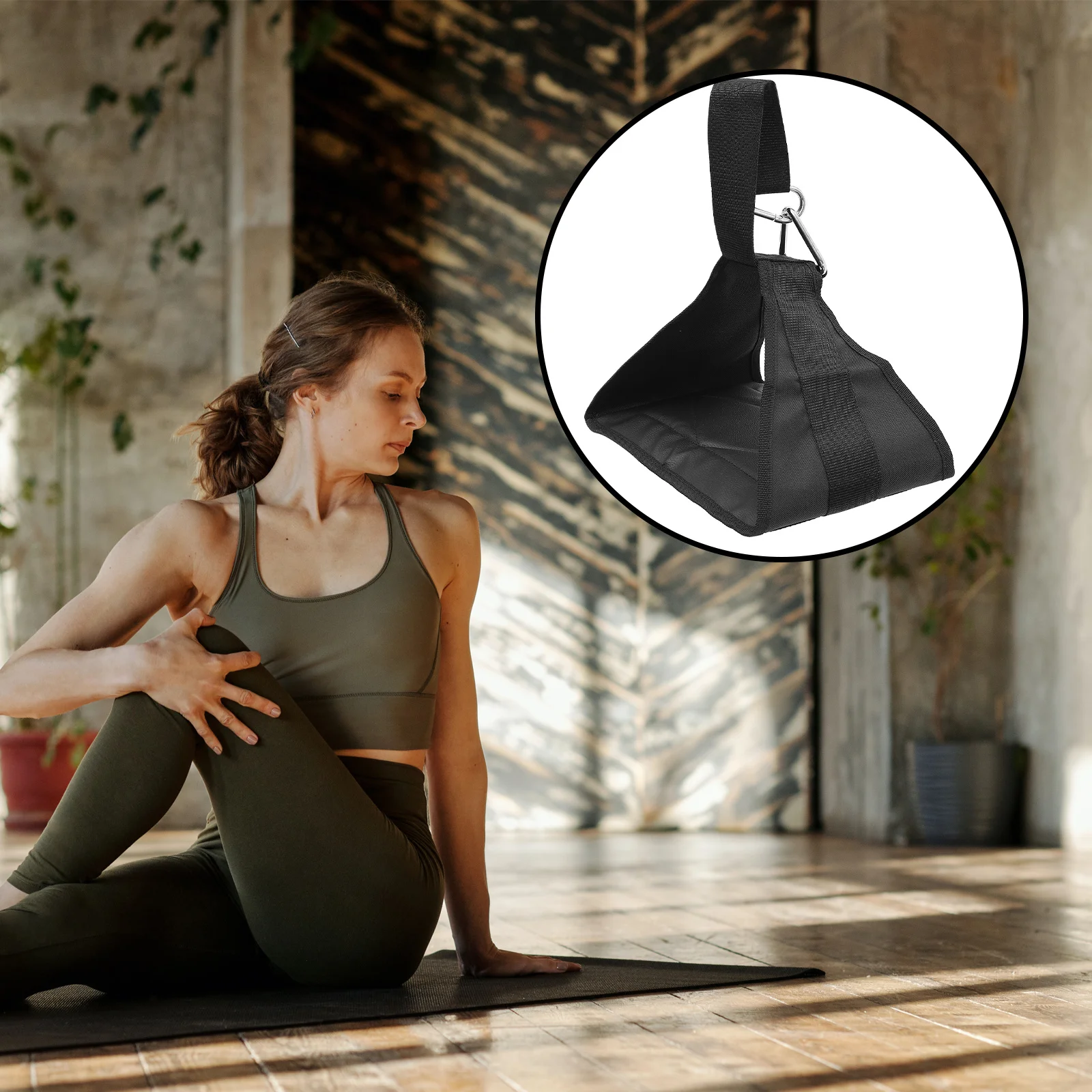 

2Pcs Ab Straps Heavy Duty Professional Oxford Cloth Training Sling Household Daily Use Workout Equipment Portable Gym Accessory