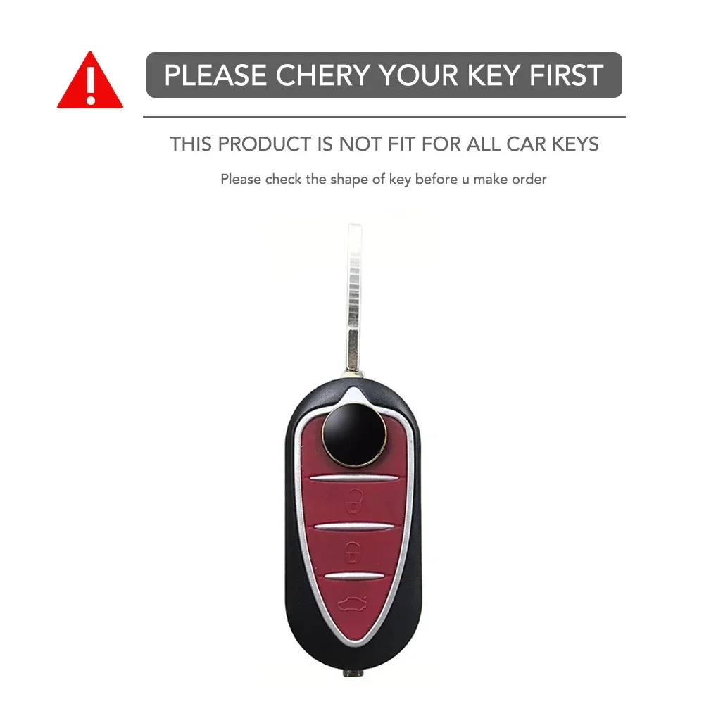 سيليكون المفاتيح مفتاح غطاء ل ألفا روميو جوليتا أسطورة جونيور 4C روميو ميتو أسطورة 159 GTO GTA اكسسوارات السيارات التحكم عن بعد #2