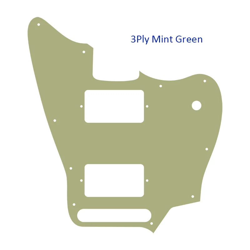 Fei Man Guirar Parts - For Mexico Jaguar Blacktop PAF Humbucker Guitar Pickguard PAF Humbucker Route Multicolor Options