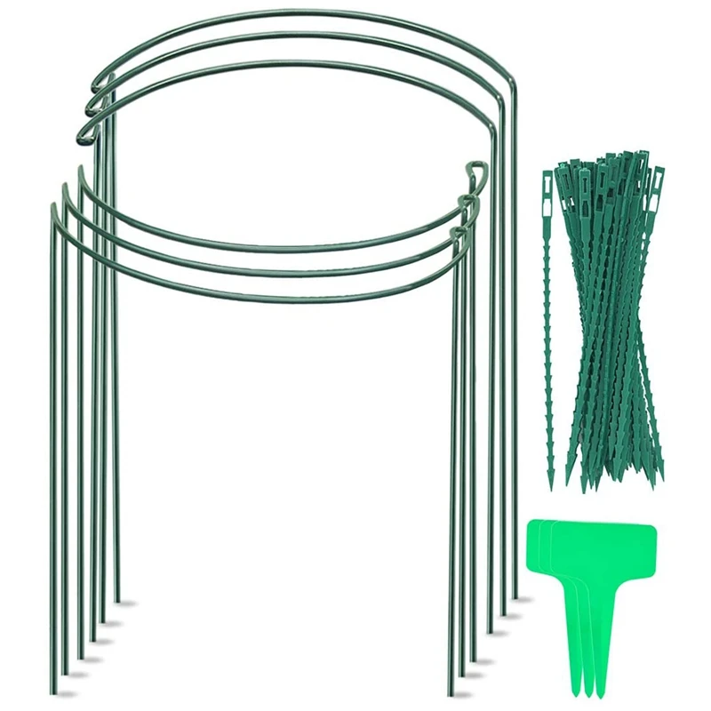 

Стойка для поддержки сада, 6 уп. Подставки для полусадовых растений, кольцо для поддержки садовых растений, поддержка садовых растений