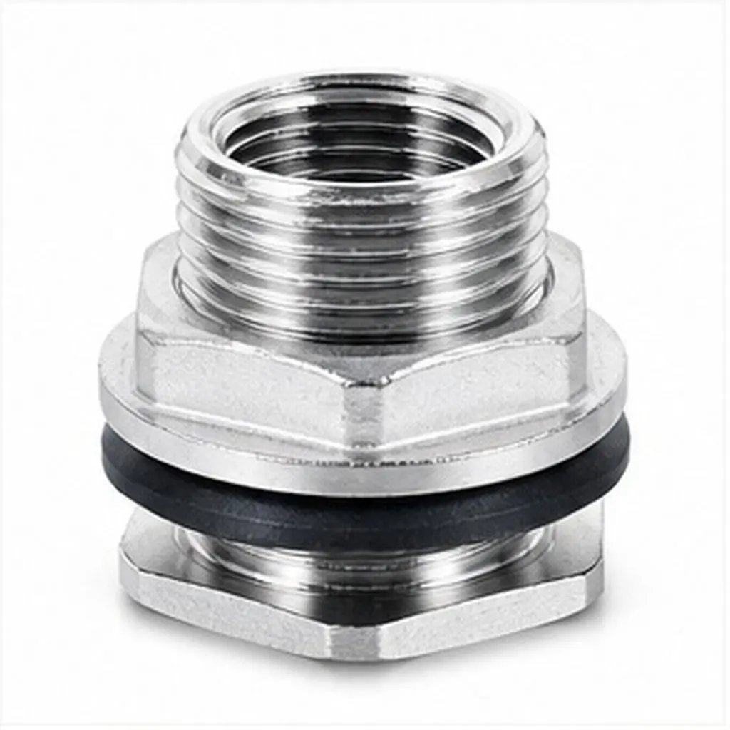 Threaded Water Connector For For Fish Property Manager Bulkhead Stainless Steel High Load Bearing Secure