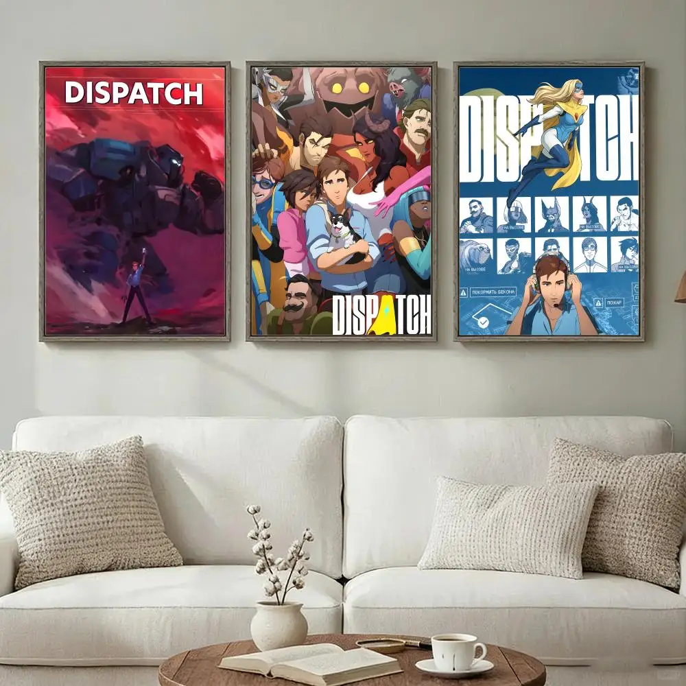 Game D-Dispatch Poster Wall Art Print Poster for Living Room Bedroom Home Decor