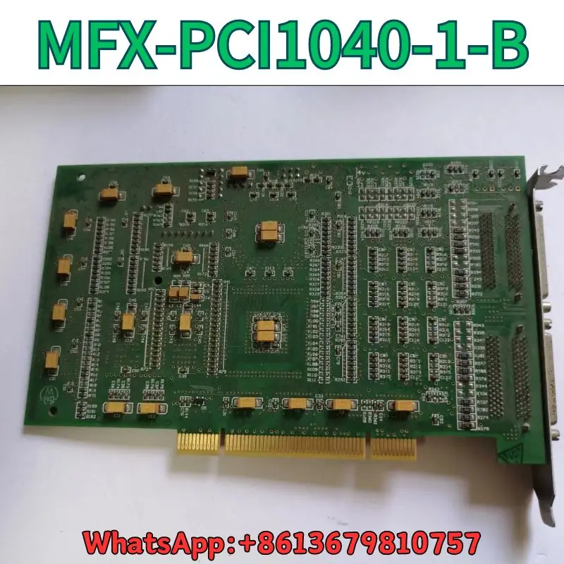 second-hand MFX-PCI1040-1-B motion control card test OK Fast Shipping